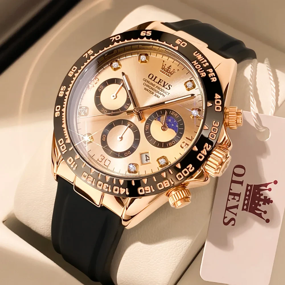 Olevs 2878 Luxury Gents Quartz Watch